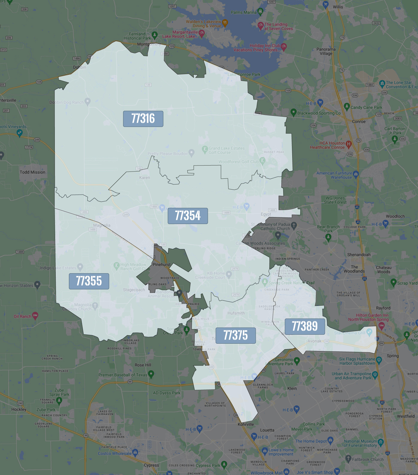 Zip Code Map Houston New Home Source